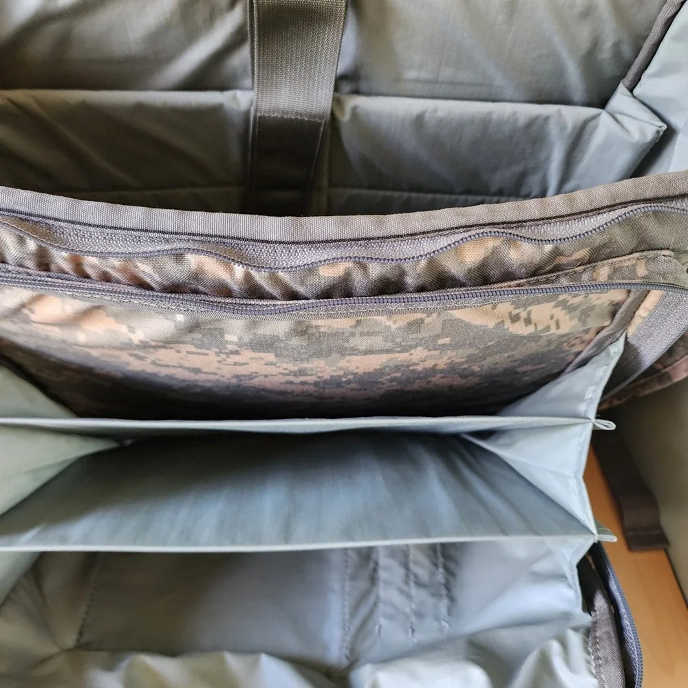 National Guard Digital Camo 3-Way Tactical Laptop Backpack Messenger Bag ACU